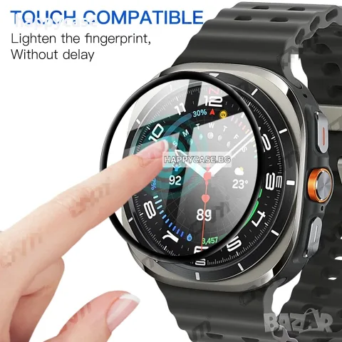 Samsung Galaxy Watch Ultra 2 2026 / Ultra 47mm 2025/2024 / 5D Протектор за цял екран, снимка 2 - Смарт часовници - 55768681