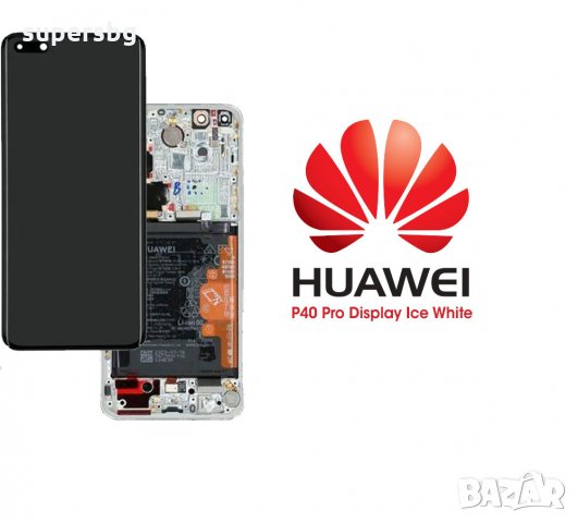 Нов 100% Оригинален Дисплей за Huawei P40 Pro plus, Дисплей Тъч скрийн, Рамка, Батерия, Service pack, снимка 1 - Резервни части за телефони - 32014478