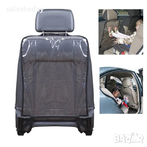 Протектор за задна седалка на кола, 57см, Прозрачен