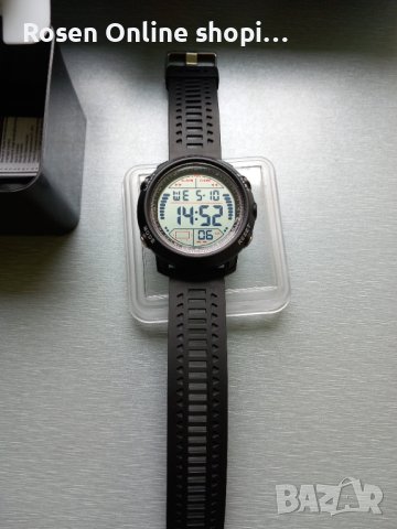 Водоустойчив мъжки спортен часовник LED кварц с големи цифри, снимка 6 - Мъжки - 40654796