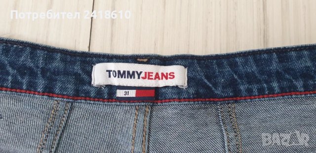 Tommy Hilfiger Mom Denim Jeans Short Womens Size 31 ОРИГИНАЛ! Дамски Къси Дънкови Панталони!, снимка 12 - Къси панталони и бермуди - 50713378