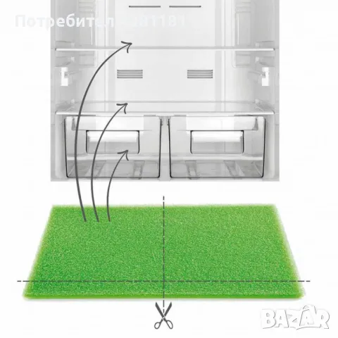 Подложка за хладилник с аериращ ефект Tescoma 4Food – 47x30 см, снимка 3 - Други - 50021335