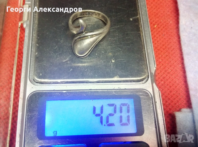 ЗМИЕВИДЕН СРЕБЪРЕН ПРЪСТЕН КОБРА СРЕБРО 925 SEZGIN