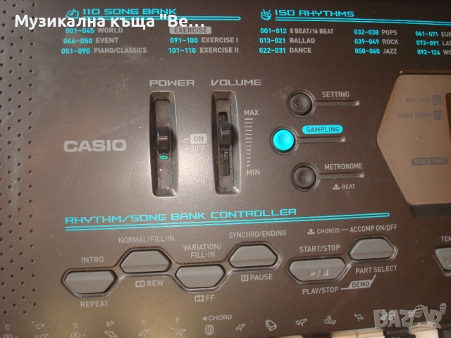 Синтезатор CASIO CTK-2100 със стойка, снимка 3 - Синтезатори - 52802567