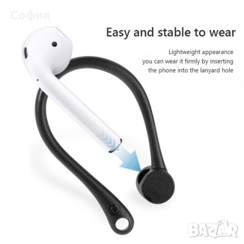 Силиконови куки за слушалки Apple Airpods и други модели НАЛИЧНО!!!, снимка 3 - Слушалки, hands-free - 31706070