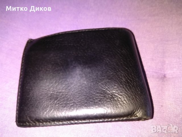 Портфейл Джи марков естествена кожа 115х90мм, снимка 3 - Портфейли, портмонета - 29753997