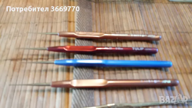 Сет от 9 куки за плетене на една кука Tulip, снимка 2 - Други - 50069009