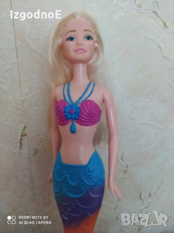 Кукла Барби русалка, снимка 5 - Кукли - 30695205