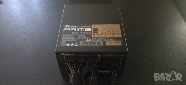 Продавам в перфектно състояние захранване 1300Watt Seasonic Prime GX1300 80+ Gold Full Modular, снимка 2 - Захранвания и кутии - 55884431
