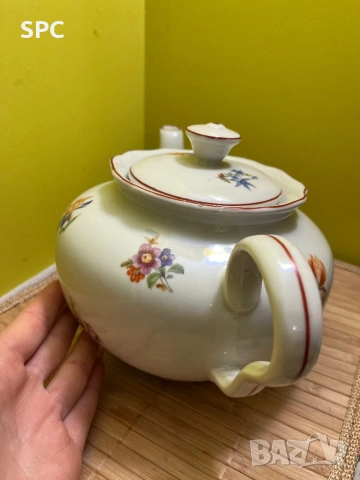 Порцеланов чайник, снимка 8 - Сервизи - 54307115