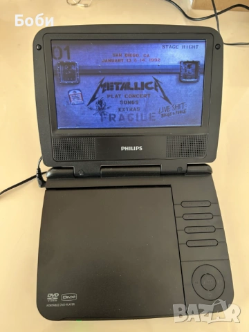 Philips Портативен DVD плейър PET721D, снимка 3 - Плейъри, домашно кино, прожектори - 53105564