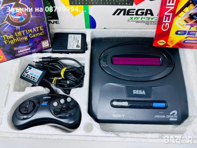 Оригинална Игра Ретро Конзола Sega Mega Drive 2 с две игри, снимка 4 - Други игри и конзоли - 52554340