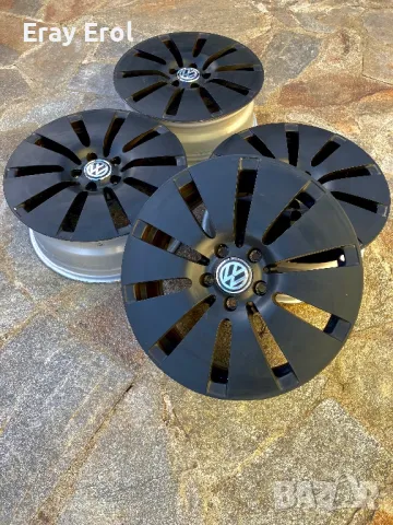17 джанти 5x112 VW Golf Jetta Touran Caddy Tiguan Sharan Passat 5х112 Тоуран Голф Кади Пасат, снимка 4 - Гуми и джанти - 48882558