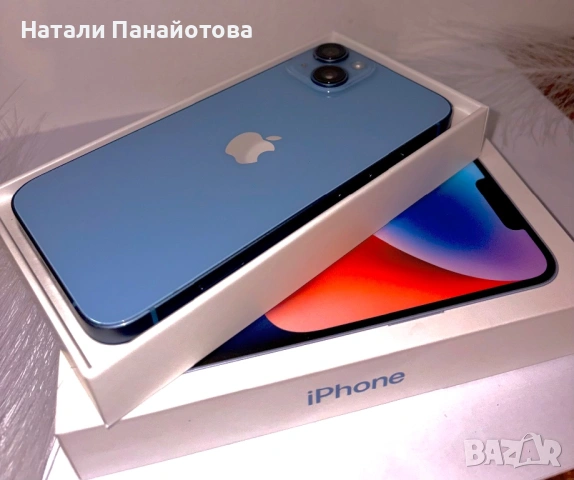 iPhone 14 – 128 GB | Син | Като нов | Перфектно състояние, снимка 3 - Apple iPhone - 53179658