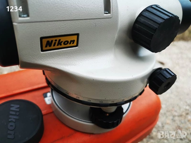 Японски оптичен автоматичен нивелир NIKON AZ-1 калиброван 22x, снимка 3 - Измервателни инструменти - 52058569