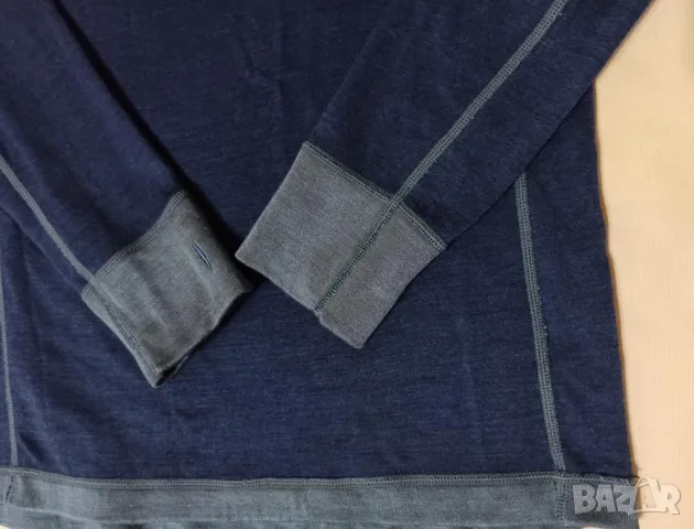 Tufte Bambull M с половин цип Мерино вълнен слой, снимка 4 - Спортна екипировка - 48651133