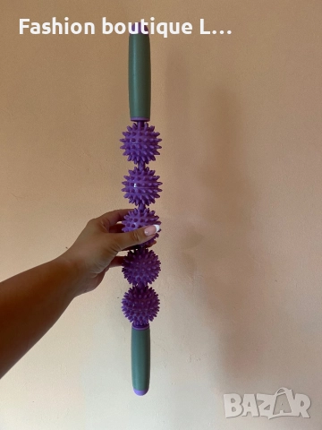 Масажор с въртящи се топчета с шипове в лилав цвят ❤️, снимка 4 - Масажори - 52400477