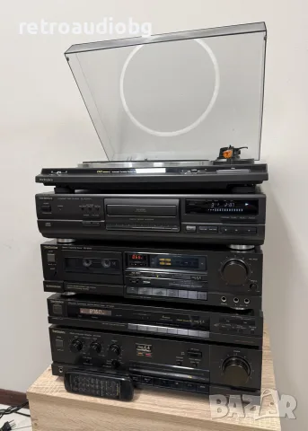 🔈Ретро аудио система TECHNICS - Class AA - усилвател, сд плеър, дек, тунер и грамофон🔈, снимка 4 - Аудиосистеми - 56244883