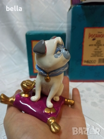 3 НОВИ ПОРЦЕЛАНОВИ ФИГУРИ НА УОЛТ ДИСНИ,МИКИ МАУС И ПЪРСИ ОТ ПОКАХОНТАС, снимка 14 - Антикварни и старинни предмети - 52018415