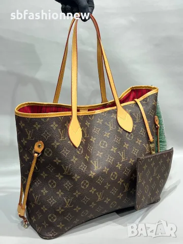 Louis Vuitton Neverfull голям размер, снимка 8 - Чанти - 55764863