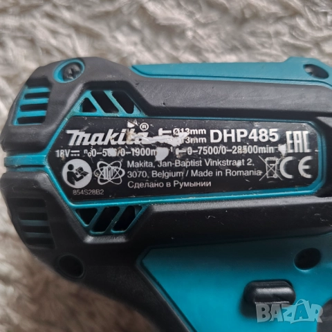 Makita DHP485 ударен безчетков винтоверт, снимка 4 - Винтоверти - 52868899