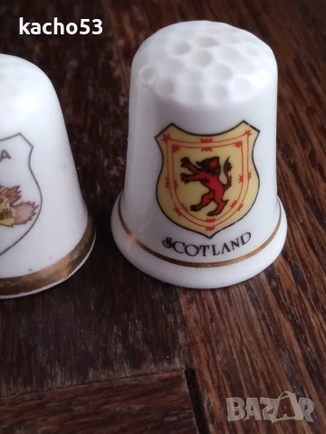 Порцеланови напръстници- 3 броя., снимка 4 - Антикварни и старинни предмети - 51377234