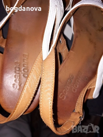 Летни сандали от естествена кожа, номер 40, снимка 11 - Сандали - 53985561
