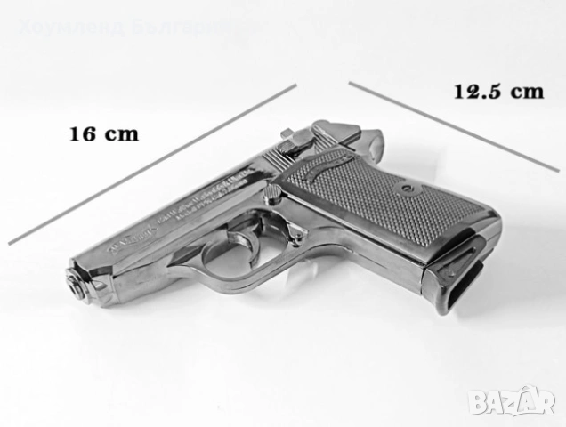 Фалшив пистолет на Джеймс Бонд запалка горелка в кубур, снимка 6 - Газово оръжие - 54193640