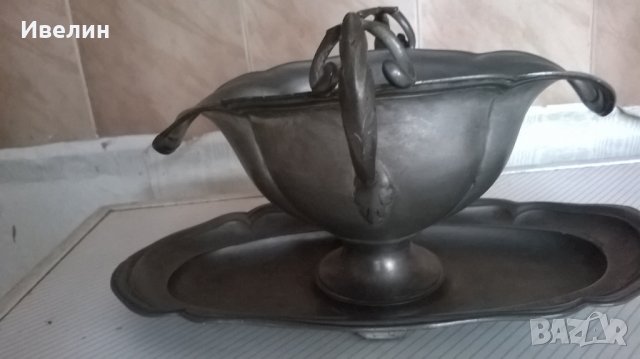 викториански съд-сосиера, снимка 2 - Антикварни и старинни предмети - 18134122