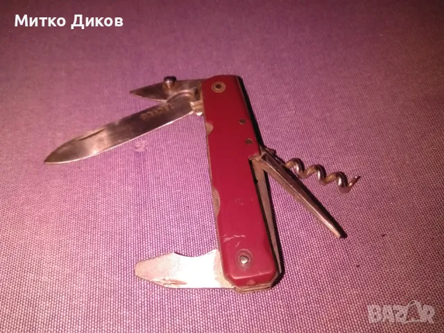 PRADEL марково ножче пет части на френската армия  без луфт, снимка 14 - Ножове - 49799928