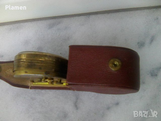 Западногермански пътнически часовник - будилник, снимка 3 - Антикварни и старинни предмети - 33727896