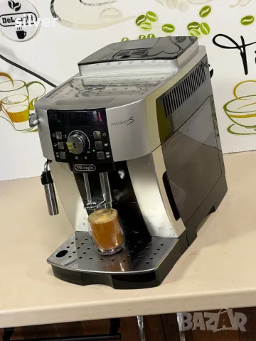 Кафемашина кафе автомат delonghi magnifica S с гаранция, снимка 5 - Кафемашини - 56215671