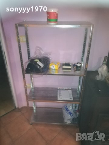 метален стелаж 150х75х30см-200кг-нов, снимка 3 - Етажерки - 29562726