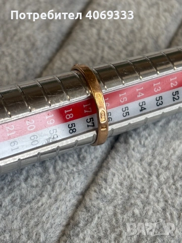 Руски златен пръстен с рубин 3.9 гр 14к, снимка 4 - Пръстени - 54175472