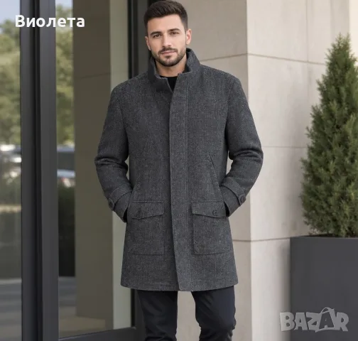 Елегантни мъжки палта S. Oliver размер М,Л и Хл