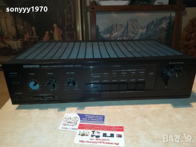 KENWOOD KA-57 STEREO AMPLIFIER-GERMANY 0511202048, снимка 7 - Ресийвъри, усилватели, смесителни пултове - 30689503