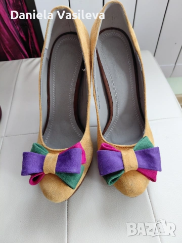 Цветни, елегантни обувки р-р 39