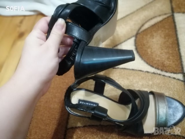 Belmondo 38 кожени сандали нови, снимка 3 - Сандали - 37792748