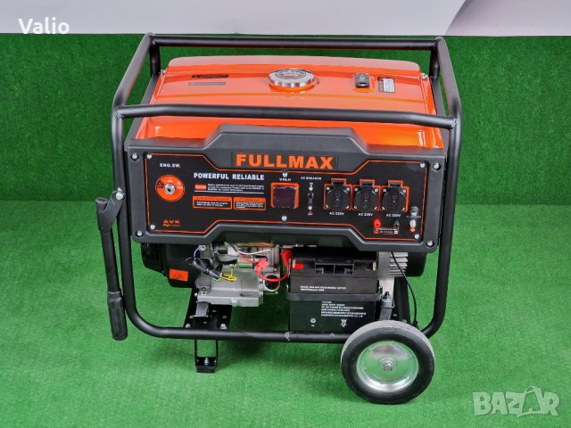 Генератор за ток 6.5kw монофазен с ел. стартер и акумулатор