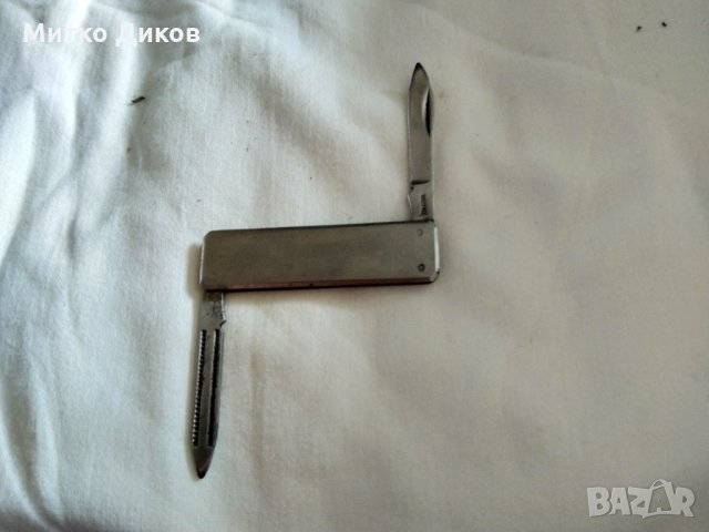 Малко ножче Ростфрай Немско винтидж две части 60х45мм без луфт