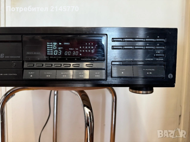 Kenwood DP-M4010 Компакт диск плейър чейнджър за 6 диска, снимка 3 - Ресийвъри, усилватели, смесителни пултове - 54123854