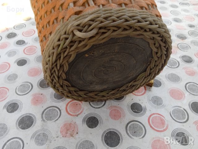 Стара дамаджана 8 литра зелено стъкло, снимка 4 - Буркани, бутилки и капачки - 39734084