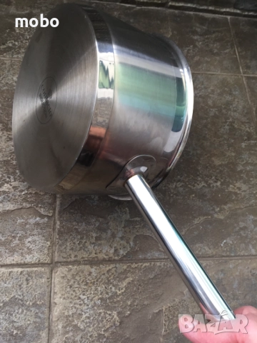 Тенджера -чисто нова, от неръждаема стомана, огледално полирана , марка CONTACTO. Размери: диаметър , снимка 6 - Съдове за готвене - 51509886