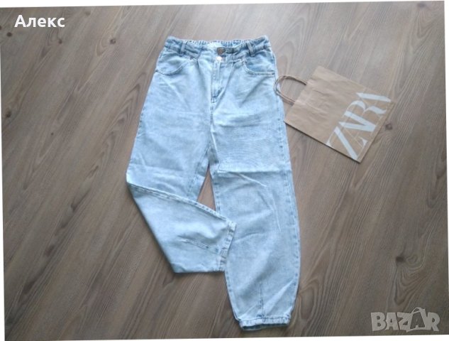 Zara - дънки бойфренд 13-14г, снимка 5 - Детски панталони и дънки - 40833522