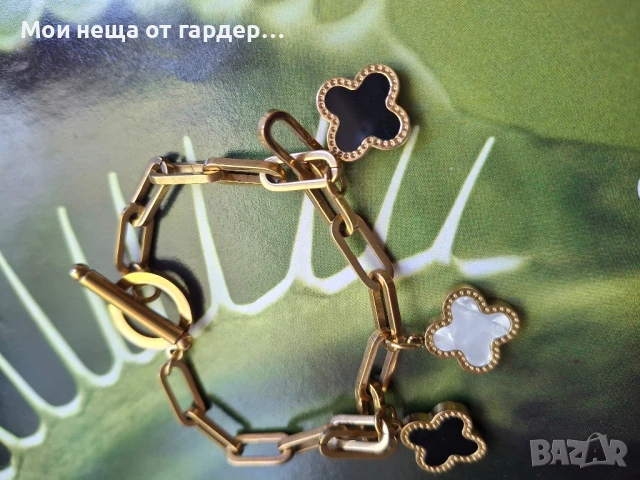 Гривна фешън Van Cleef, детелинки