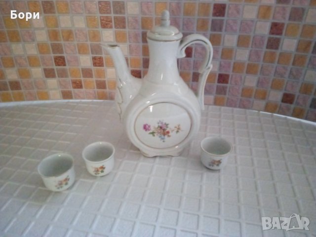 Стар порцеланов к-т за ракия