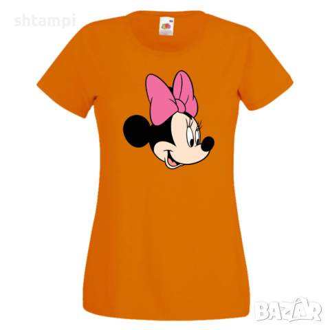 Дамска тениска Set for Couples Minnie 1 Подарък,Изненада,Рожден ден,, снимка 6 - Тениски - 36530915