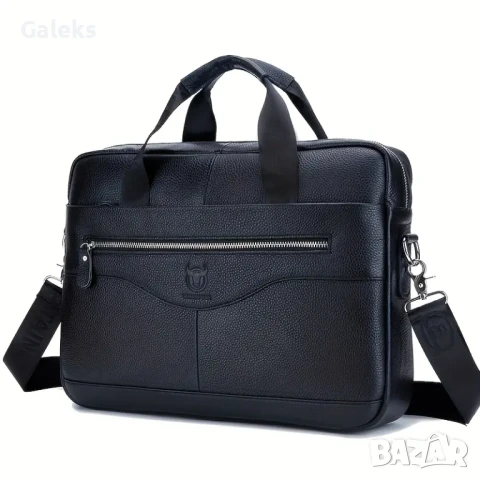 Елегантно/Ежедневна, Делова Бизнес чанта {куфарче за лаптоп} Естествена кожа!, снимка 3 - Чанти - 49290782