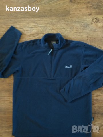 jack wolfskin Men's Hart Mountain Half Zip - страхотна мъжка блуза , снимка 5 - Блузи - 39178295