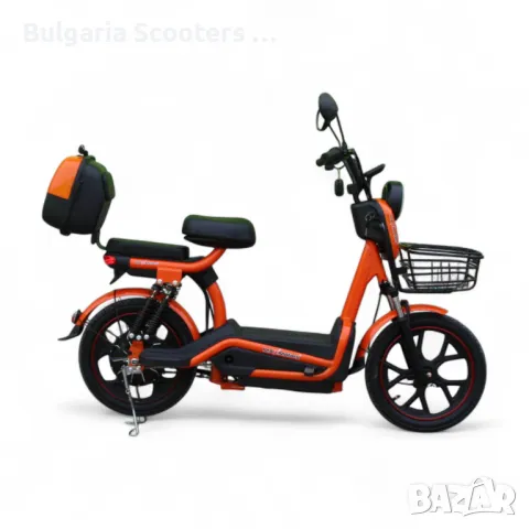 Електрически Мотопед MaxMotors EBZ 18 750W/48V/20Ah - ORANGE, снимка 5 - Мотоциклети и мототехника - 50015437